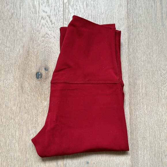 lululemon athletica Pants - EUC align 25" dark sport red size 2 lululemon